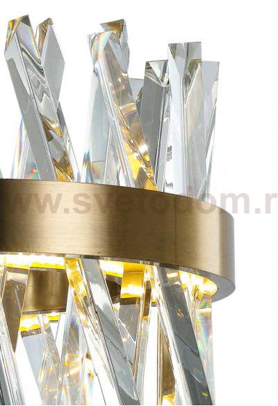 Настенный светильник Akasha 250A light antique brass