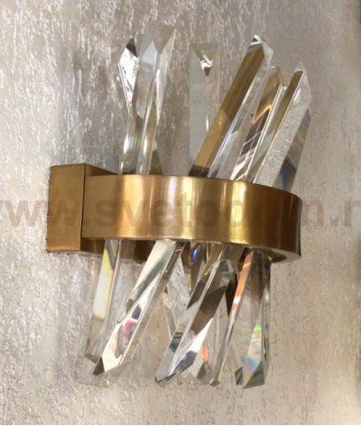 Настенный светильник Akasha 250A light antique brass