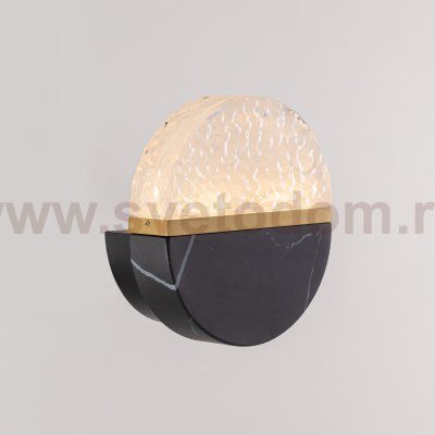 Настенный светильник MB25030008-1A brass/black