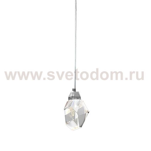 Подвесной светильник Crystal rock 1 chrome MD-020B-1 chrome Delight