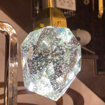 Подвесной светильник Crystal rock 1 gold MD-020B-1 gold Delight