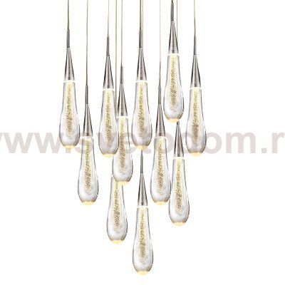 Подвесной светильник Pour 11 chrome MD-023B-11 chrome Delight