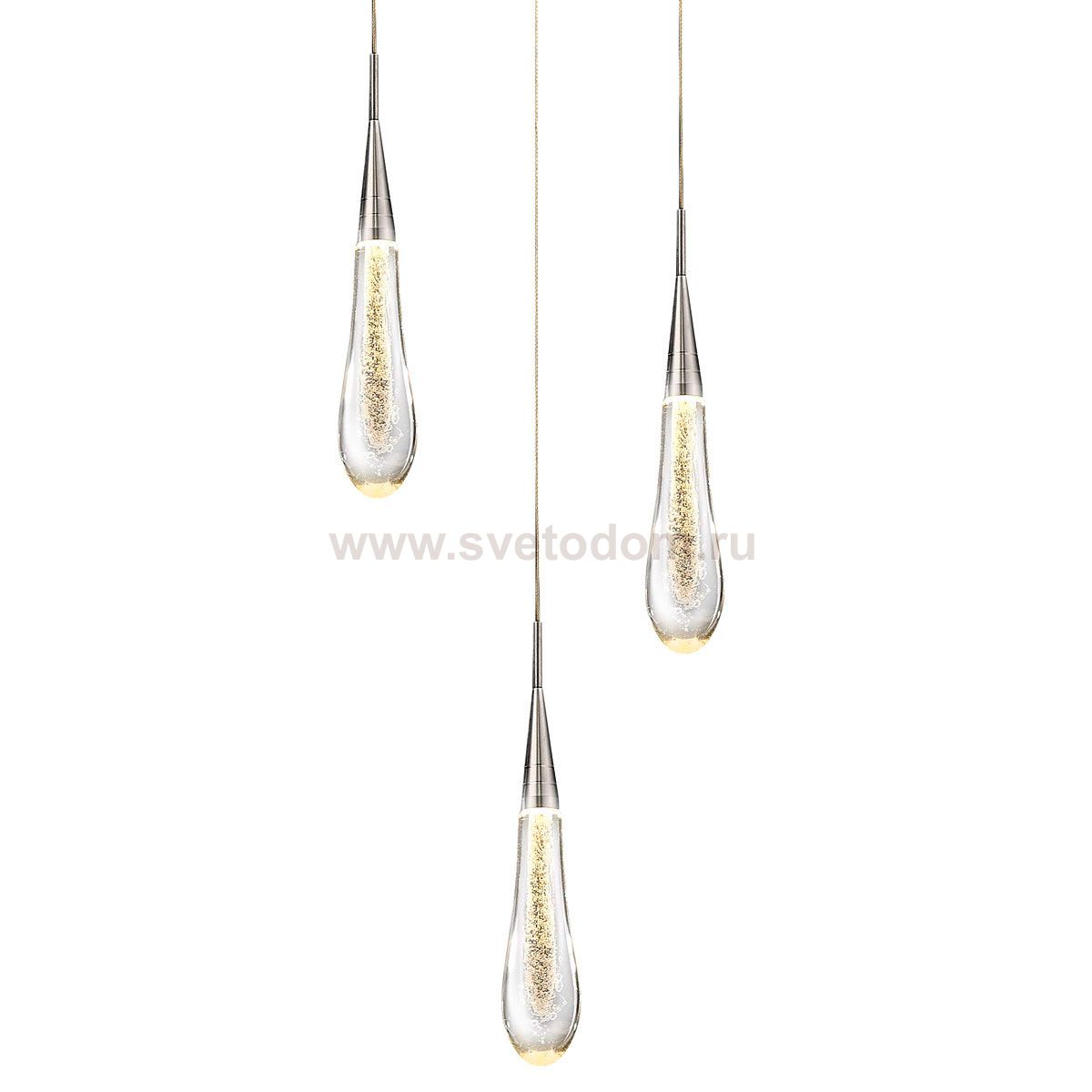 Подвесной светильник Pour 3 chrome