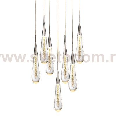 Подвесной светильник Pour 7 chrome MD-023B-7 chrome Delight
