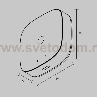 Центр управления умным домом Lighting control MD-TRA034-W(N)