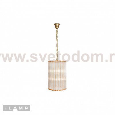 Подвесная люстра iLamp Manhattan MD0266-6 ANTIQUE BRASS