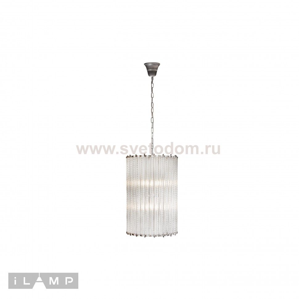 Подвесная люстра iLamp Manhattan MD0266-6 SILVER BRUSH