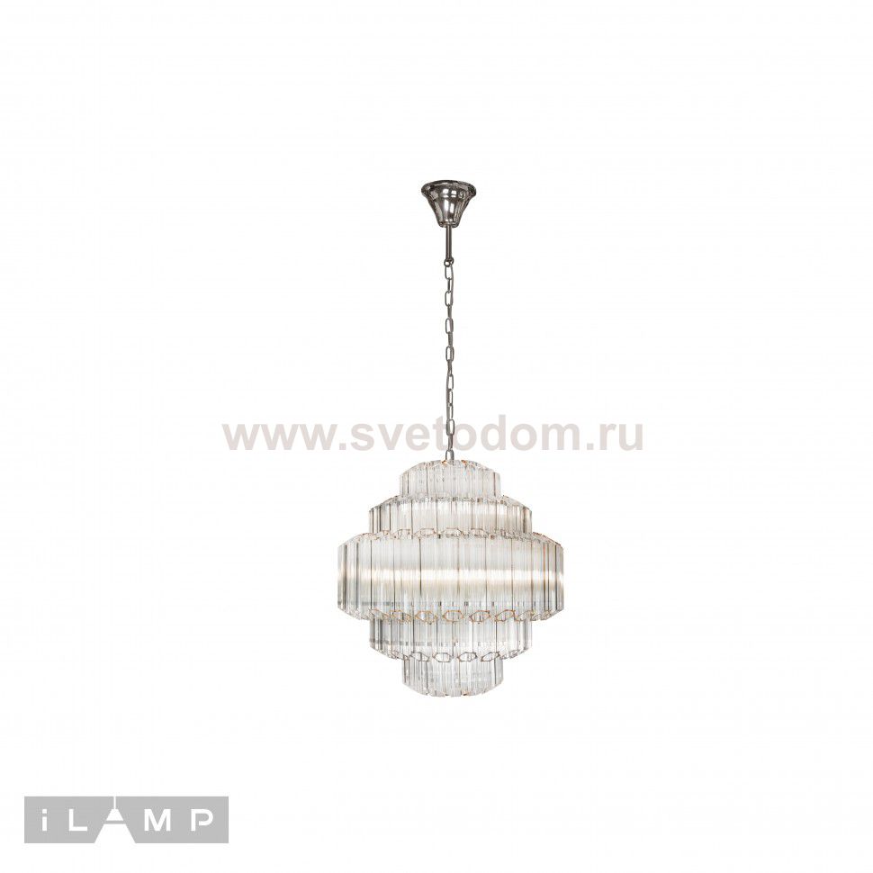 Подвесная люстра iLamp Destiny MD0267-7 CHROME+CLEAR