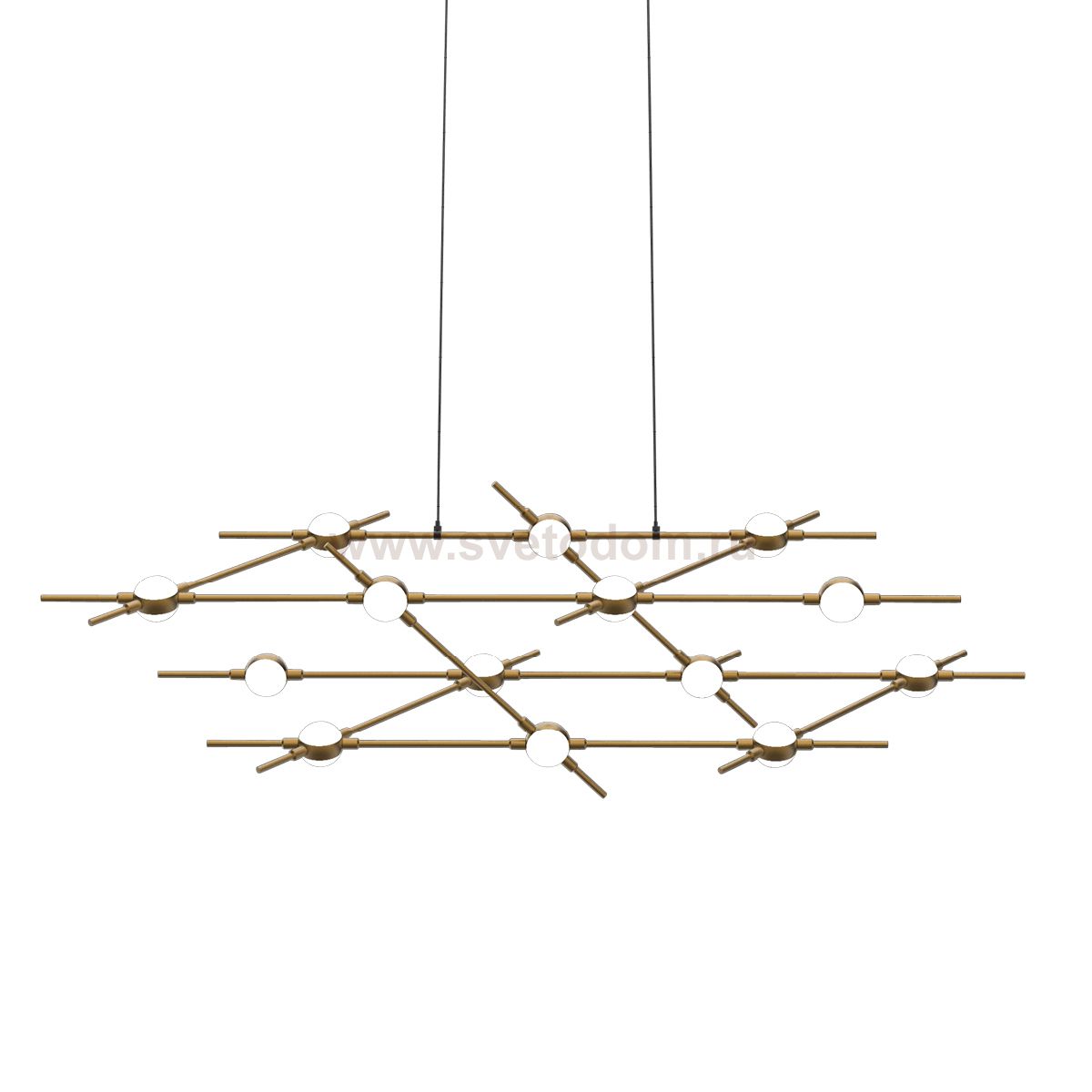 Люстра Illuminati MD18001067-14A  black/gold