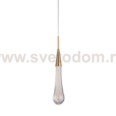 Подвесной светильник КАПЛЯ Pour 1A br.brass Delight Collection бронза