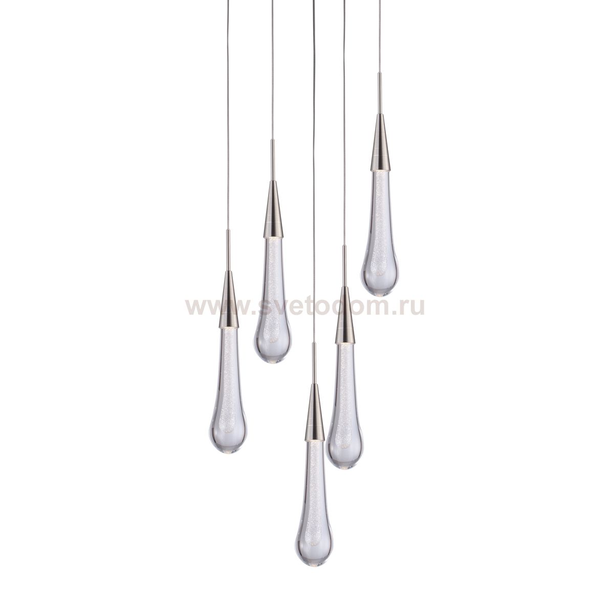 Подвесной светильник Pour 5A satin nickel Delight Collection