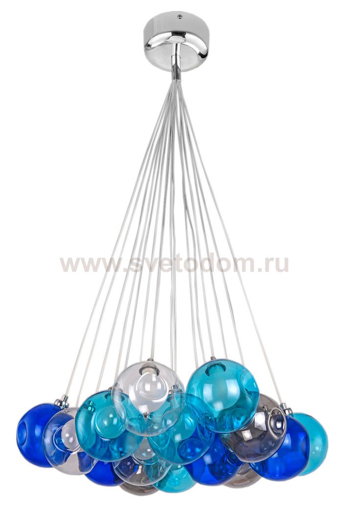 Люстра Bocci Blue 15 MAK interior MD2063-500-BL15 Разноцветный