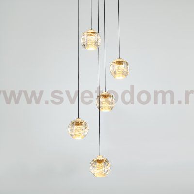 Подвесной светильник MD22001052-5A gold