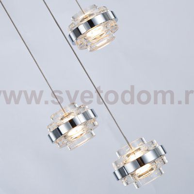 Подвесной светильник MD22030002-3A chrome/clear