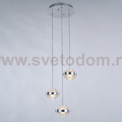 Подвесной светильник MD22030002-3A chrome/clear