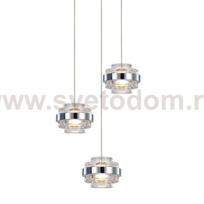 Подвесной светильник MD22030002-3A chrome/clear