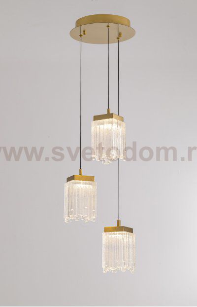Подвесной светильник MD25020403-3A2 Satin gold