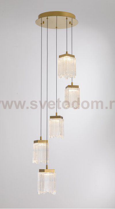 Подвесной светильник MD25020403-5A2 Satin gold