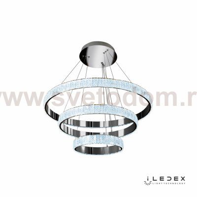 Подвесной светильник iLedex Crystal ice MD7212-90A Хром