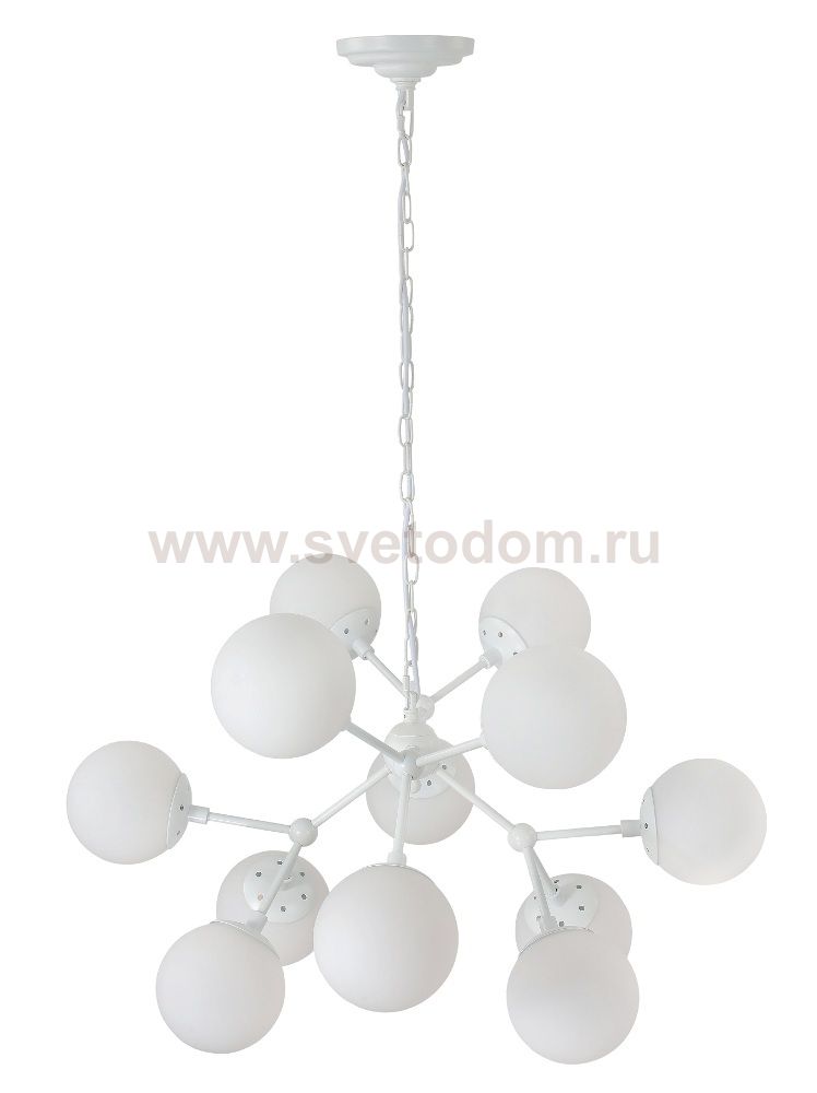Люстра Crystal Lux MEDEA WHITE SP12 (2421/312)