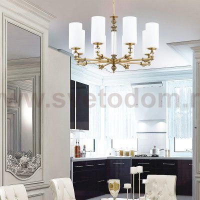 Люстра Kutek MERANO-SZKLANY KLOSZ MER-ZW-8(P)