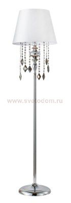 Торшер Crystal Lux MERCEDES PT1 CHROME/SMOKE (0950/601)