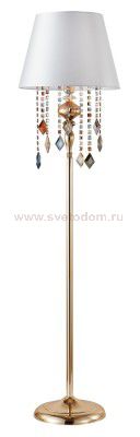 Торшер Crystal Lux MERCEDES PT1 GOLD/COLOR (0951/601)