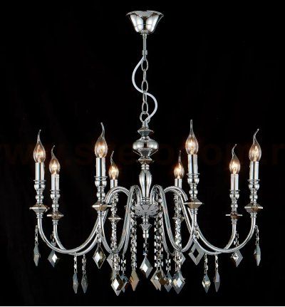 Люстра Crystal Lux MERCEDES SP8 CHROME/SMOKE (0950/308)