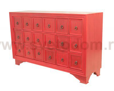 Дизайнерский комод Danek MAK interior MGBG-05 Красный