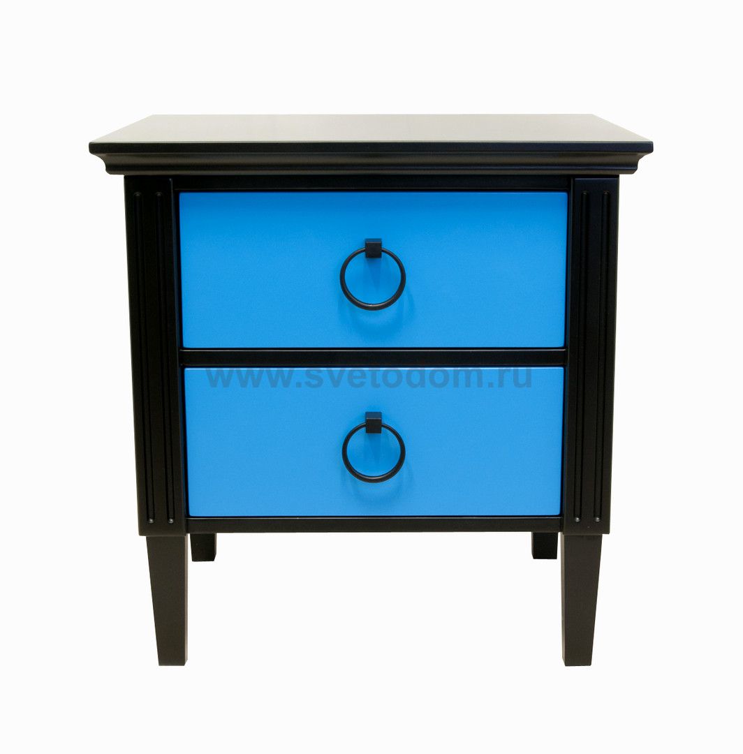 Дизайнерская тумба Nort Blue MAK interior MGCG-06-B Черный, голубой