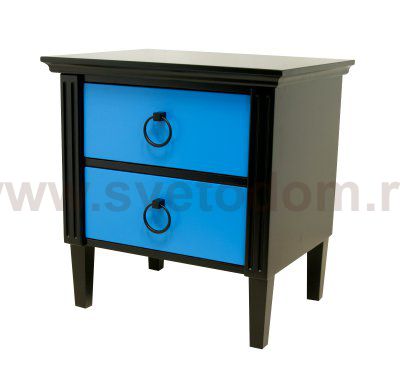Дизайнерская тумба Nort Blue MAK interior MGCG-06-B Черный, голубой