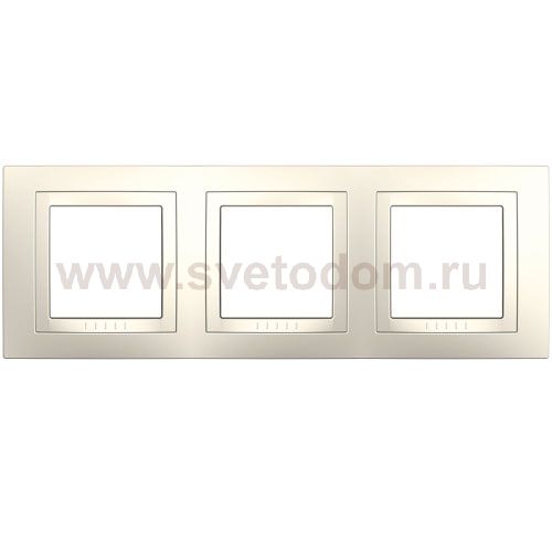 Unica Рамка 3-ая бежевая MGU2.006.25