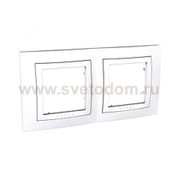 Рамка 2-ая MGU2.004.18 белая