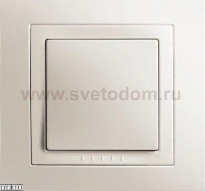 Рамка бежевая 4-ая MGU2.008.25