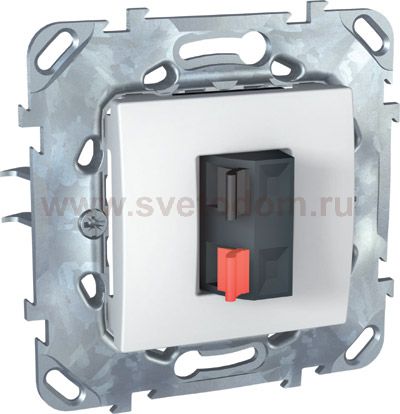 Unica Аудиорозетка белая MGU5.486.18ZD