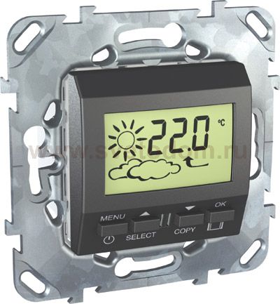 Unica Top Графит Метеостанция MGU5.546.12ZD