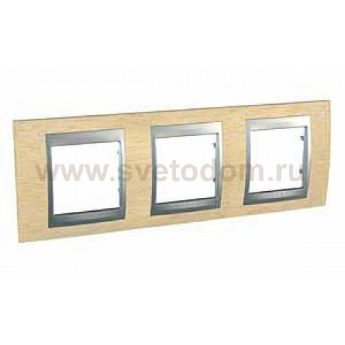 Рамка 3-ая Unica Top Бук MGU66.006.0M1