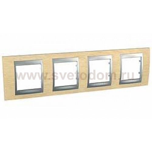 Unica Top Бук Рамка 4-ая MGU66.008.0M1