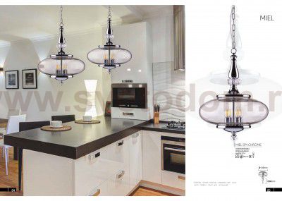 Светильник подвесной Crystal Lux MIEL SP4 CHROME (2450/204)