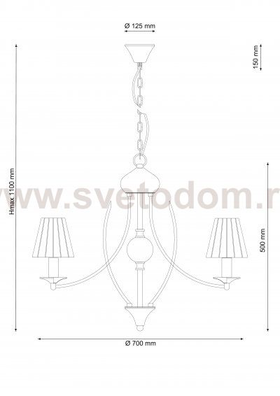 Люстра Lucia Tucci MILANO 115.6