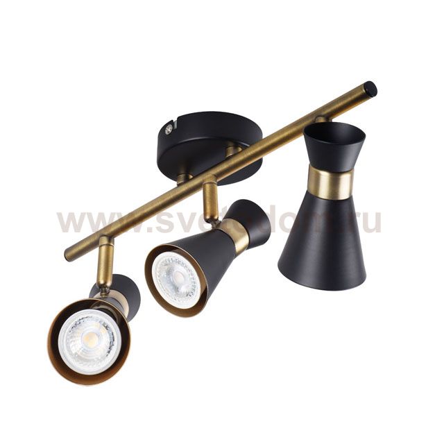 Споты потолочные черные Kanlux MILENO EL-3I B-AG (29116)