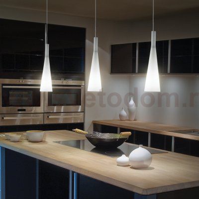 Светильник подвесной белый стеклянный Ideal Lux MILK SP1