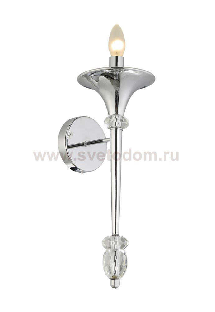 Светильник бра Crystal Lux MIRACLE AP1 CHROME (2491/401)