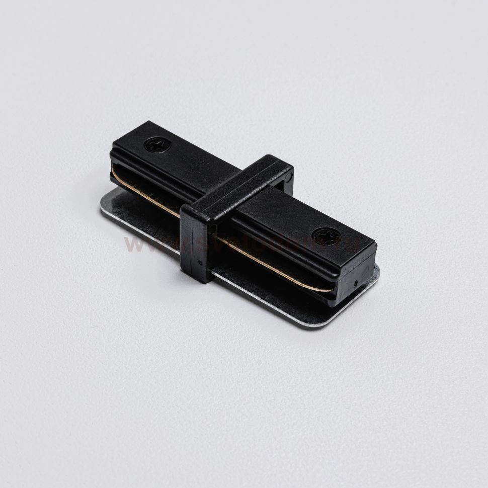 Прямой коннектор для однофазного трекового шинопровода MKA-001-2 Черный Basic Mikami