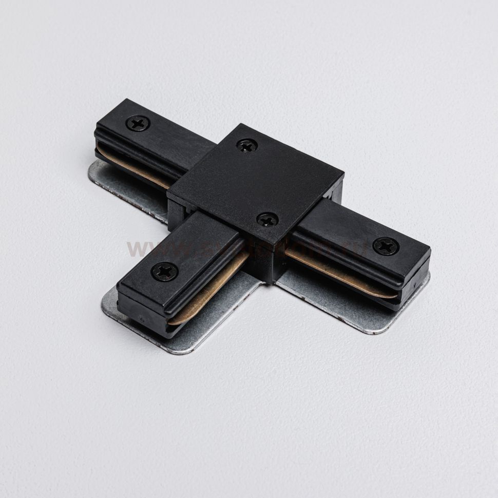 Т-коннектор для однофазного трекового шинопровода MKA-003-2 Черный Basic Mikami