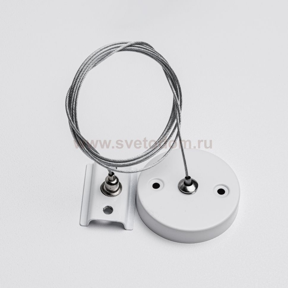 Тросовый подсвес для однофазного трекового шинопровода MKA-005-1 1,5 м Белый Basic Mikami