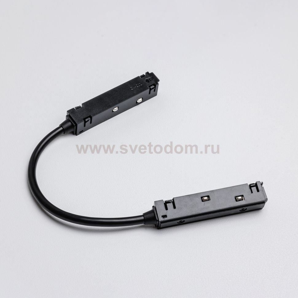 Угловой коннектор питания для магнитных трековых шинопроводов MKA-2-CPC-B Черный  Terra  Mikami