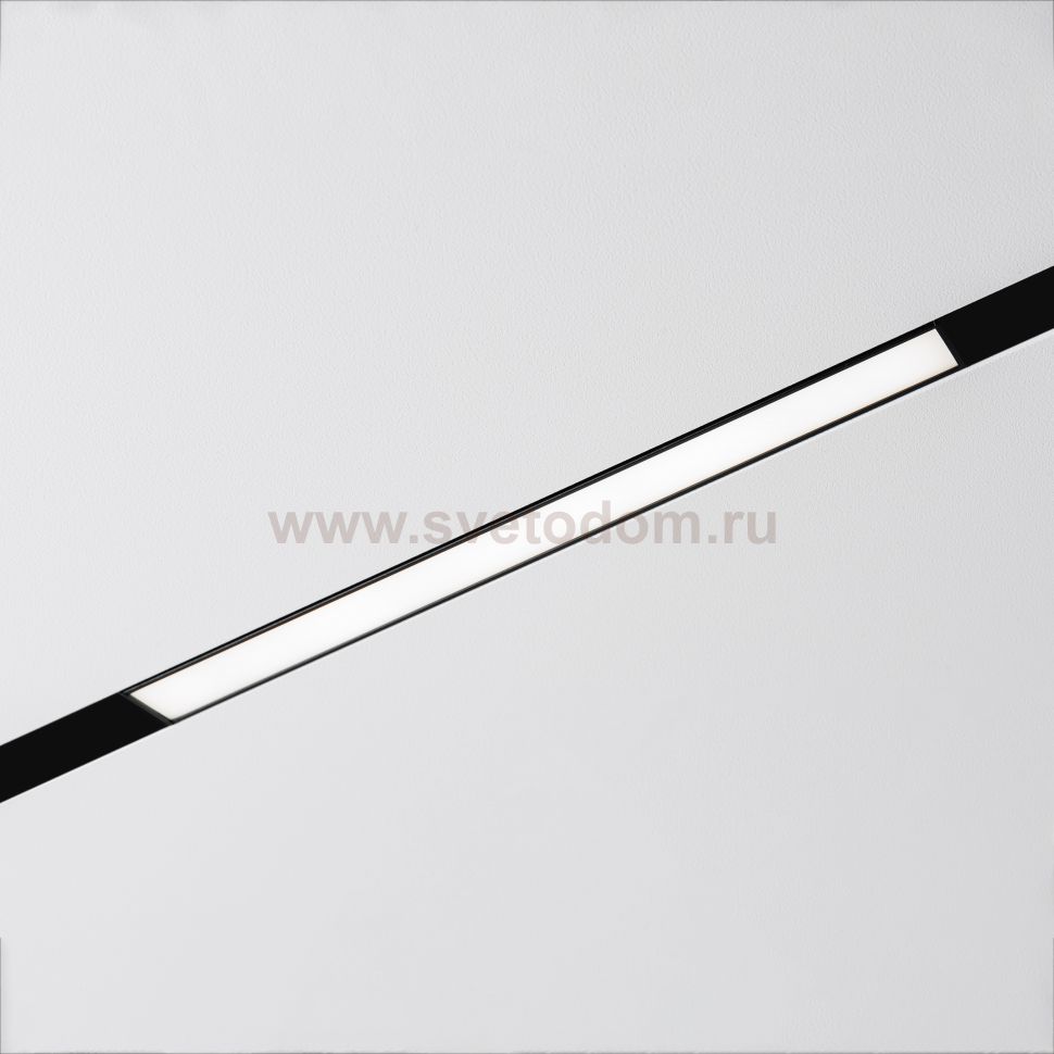 Магнитный трековый светильник Smart MKL-100-10W4K-B-Smart Черный10 Вт 700 лм 3000-6500 К 110° CRI>90  Terra line 30 s  Mikami