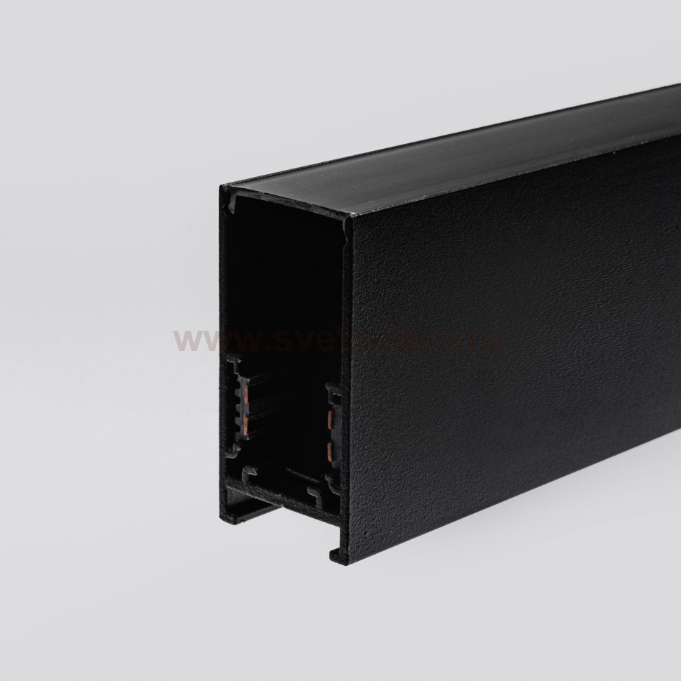 Магнитный накладной трековый шинопровод MKT-2S-300-B 3м Черный  Terra  Mikami