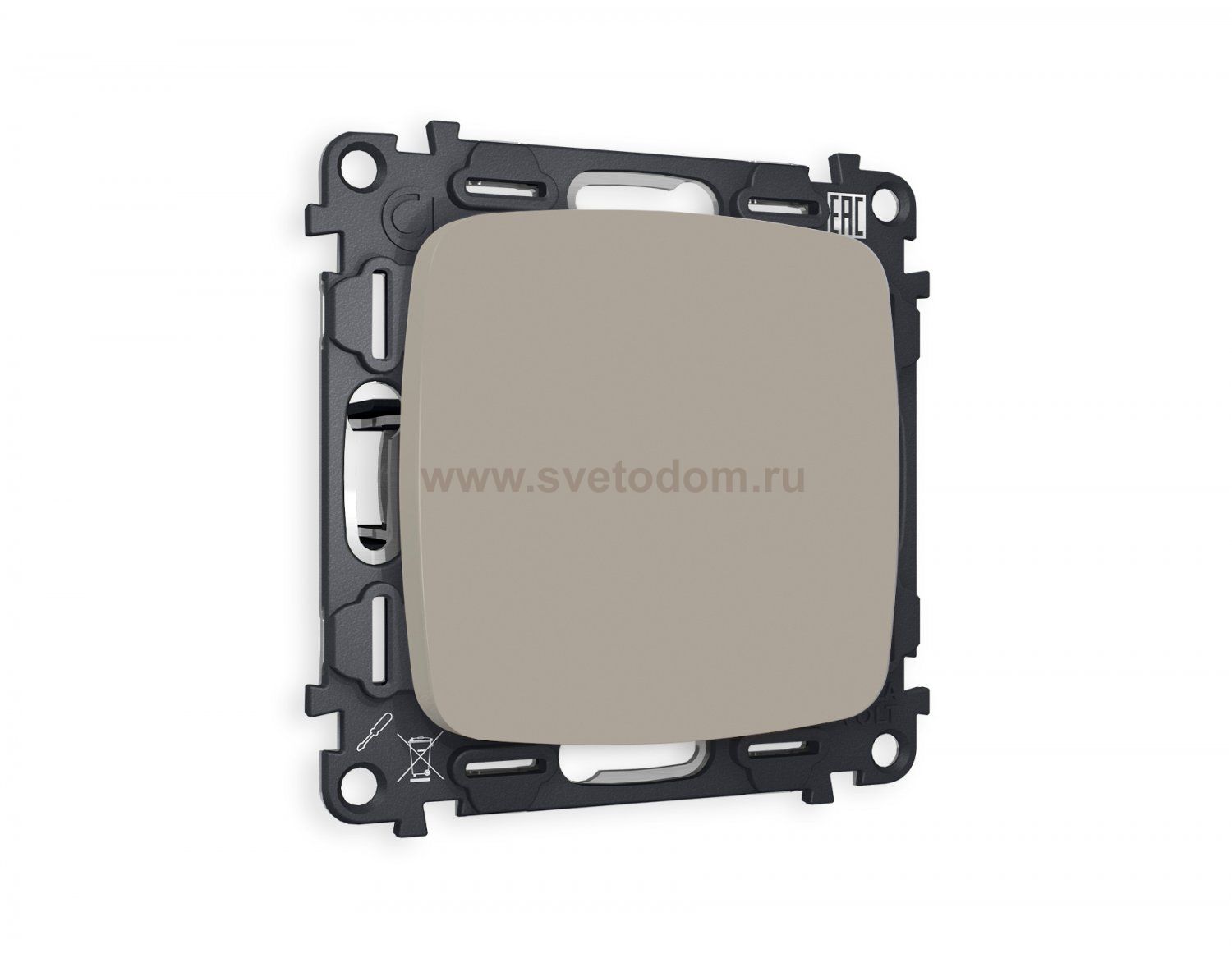 Комплект суппорта универсального OMEGA MO376010 Серо-бежевый матовый QUANT Ambrella Volt